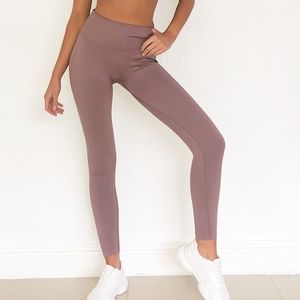 Mocha Seemless High Waist Gym Legging